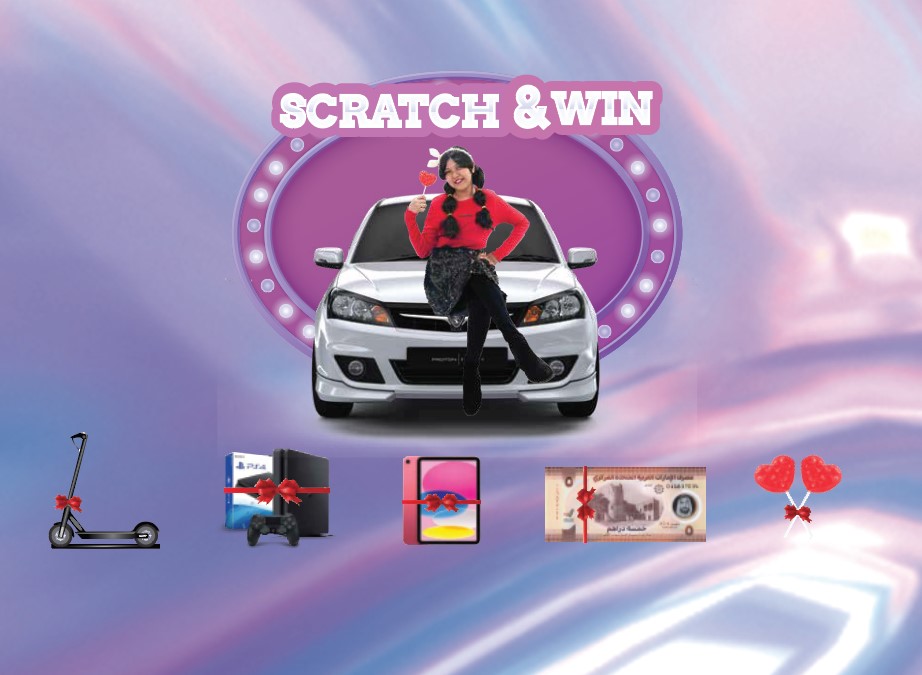 Scratch & Win prizes